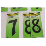 HY-KO Satin Black Numbers 1-6 - 4-Inch House Digits (BK-40)