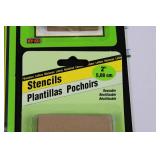 Hy-Ko Stencils ST-6, ST-1 & ST-2, Hillman Letters & A-Z/0-9 (Lot of 5)