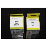Legrand GFCI Outlet Duplex - White (AFGF153TRWCC4) & Gray - Self-Test, 15A/125V (Lot of 2)