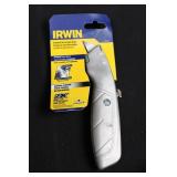 Stanley Classic 199 Fixed Blade Knife & IRWIN Standard Retractable Knives (Lot of 4)