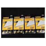 DEWALT Double Hardened Utility Blades 75 Pc in Dispenser DWHT11004 (Lot of 4)