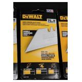 DEWALT Double Hardened Utility Blades 75 Pc in Dispenser DWHT11004 (Lot of 4)