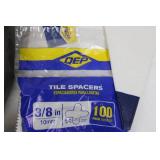 QEP Lash Tile Leveling & Spacer System & Marshalltown Notched Spreader - Assorted Tile Tools
