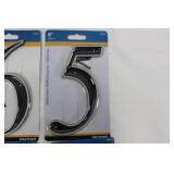 Hillman Reflective 6-Inch House Numbers - Assorted Digits (0-9) and Mounting Screws
