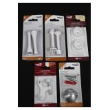 National Hardware Door Stops Assortment - Spring, Rigid, Wall, Hinge Pin & Floor Stops