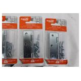 National Hardware Decorative Hinges Lot - Satin Nickel & Brass (V1802, N211-326) 2in & 3in