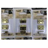 National Hardware Decorative Hinges Lot - Satin Nickel & Brass (V1802, N211-326) 2in & 3in