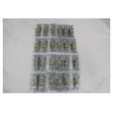 Assorted Push Button Switches - Panel Mount Electrical Switch Modules (Push-Wire) total 24