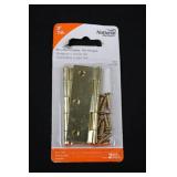 National Hardware Decorative Hinges Assortment - Bright Brass & Oil Rubbed Bronze - 2 Pcs per Pack