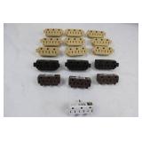GE 30V Terminal Blocks - Assorted Current Tap Modules (Beige, Brown & Black)