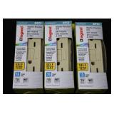 Legrand Pass & Seymour Radiant GFCI Outlet 3-Pack Ivory - 15A 125V Self-Test