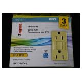 Legrand Pass & Seymour Radiant GFCI Outlet 3-Pack Ivory - 15A 125V Self-Test