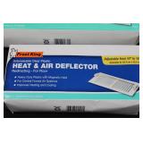 Deflecto, Frost King & Assorted Air Deflectors for Baseboard Registers