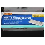 Frost King Heat & Air Deflector Adjustable 10-14 in Clear Plastic