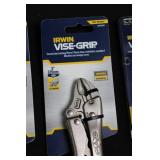 IRWIN VISE-GRIP 5-Inch Curved Jaw Locking Pliers (Lot of 5)