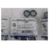 Thomas & Betts Cone Nut Steel Assorted Cat Nos ZCM1001/2-10, ZCM1001/4-10, ZCM1003/8-10 (Lot of 15)
