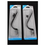 National Hardware Ornamental Pull 8-3/4 in Black Powder-Coated Finish - Model N100-057