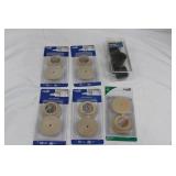National Hardware Pole Socket Set 1-3/8 in Unfinished Wood - 4 Pcs Per Pack & TruGuard Rubber Tip