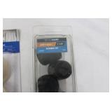 National Hardware Pole Socket Set 1-3/8 in Unfinished Wood - 4 Pcs Per Pack & TruGuard Rubber Tip