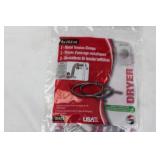 Lambro 4 in Aluminum Vent Hood Kit with Ducting, Clamps & Hardware