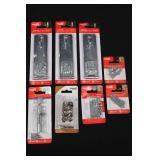 National Hardware Safety Hasps, Barrel Bolts & Sash Locks Assortment - Zinc Plated & Satin Nickel
