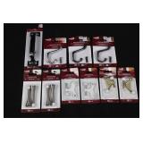 National Hardware Heavy Duty Coat Hooks with Pull, Hinge Pin Door Stops & Spring Door Stops