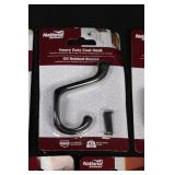 National Hardware Heavy Duty Coat Hooks with Pull, Hinge Pin Door Stops & Spring Door Stops