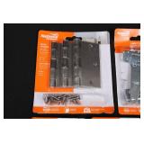 National Hardware Light T Hinges, Narrow Hinges, Open S Hooks - Mending Braces