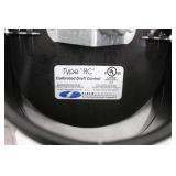 Field Controls Type RC Calibrated Draft Control - 6 in RC/BT Black Tee