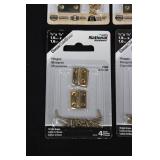 National Hardware Assorted Hinges, Corner Braces, Decorative Hinges & Brass Finish Hardware