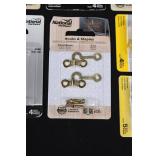 National Hardware Assorted Hinges, Corner Braces, Decorative Hinges & Brass Finish Hardware