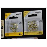 National Hardware Assorted Hinges, Corner Braces, Decorative Hinges & Brass Finish Hardware