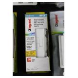 Legrand Dimmer - Lutron Motion Sensor - Radiant GFCI Outlets & Coax Decorator Strap (Lot of 5)