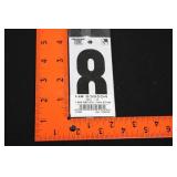 Hillman Reflectives 3-Inch House Numbers - Assorted Digits (6-Pack)
