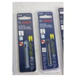 Bosch Glass & Tile Bits GT200, GT300, GT100, GT400, GT600, GT800 (Lot of 6)