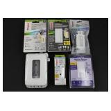 Legrand Radiant Dimmers, GFCI Outlet, Cable Decorator Strips & Lutron Motion Sensor - Mixed