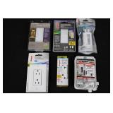 Lutron Countdown Timer Switch, Legrand Universal Motion Sensor & Assorted Electrical Accessories