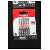 Diablo Square Drive Bits Set with Mortar Knife, Hammer Bits & Concrete Sleeve