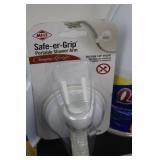 MHI Safe-er-Grip Portable Shower Arm & Assorted Bath Accessories (Lot of 5)
