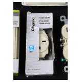 Legrand Ivory/Marfil Outlet & Switch Assortment - Duplex Outlets, Paddle Switches