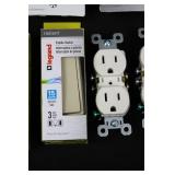 Legrand Pass & Seymour Ivory/Marfil 15A Outlets & Switches - GFCI, Duplex & Paddle Switches