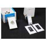 TopGreener TD05-W2P-UU Occupancy Sensor (2-Pack) & Lutron Centurion C-1000-WH Dimmer (2-Pack)