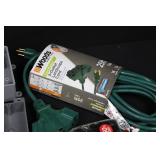 Woods Yard Master 3-Outlet Landscape Cord, Legrand Power Outlet & Gator Sanding Belts