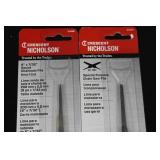 Crescent Nicholson & Black Diamond 8' x 7/32' Round Chainsaw File - Knurl Cut (Lot of 3)