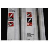 Crescent Nicholson & Black Diamond 8' x 7/32' Round Chainsaw File - Knurl Cut (Lot of 3)