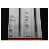 Crescent Nicholson & Black Diamond 8' x 7/32' Round Chainsaw File - Knurl Cut (Lot of 3)