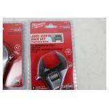 Milwaukee Jaws Won't Back Off Adjustable Wrenches - 12in & 10in (2-Pack)
