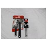 Crescent Adjustable Wrenches (6, 8, 10 in) - Original Jaw, Extra Wide, Knurl - Lifetime Warranty