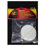 Imperial Clear Flame Cleaner - Soot Remover Powder - Kero World Wick 510 Replacement (Gasket)