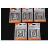National Hardware Double-Acting Spring Hinges Satin Nickel Finish 3 in (7.6 cm)